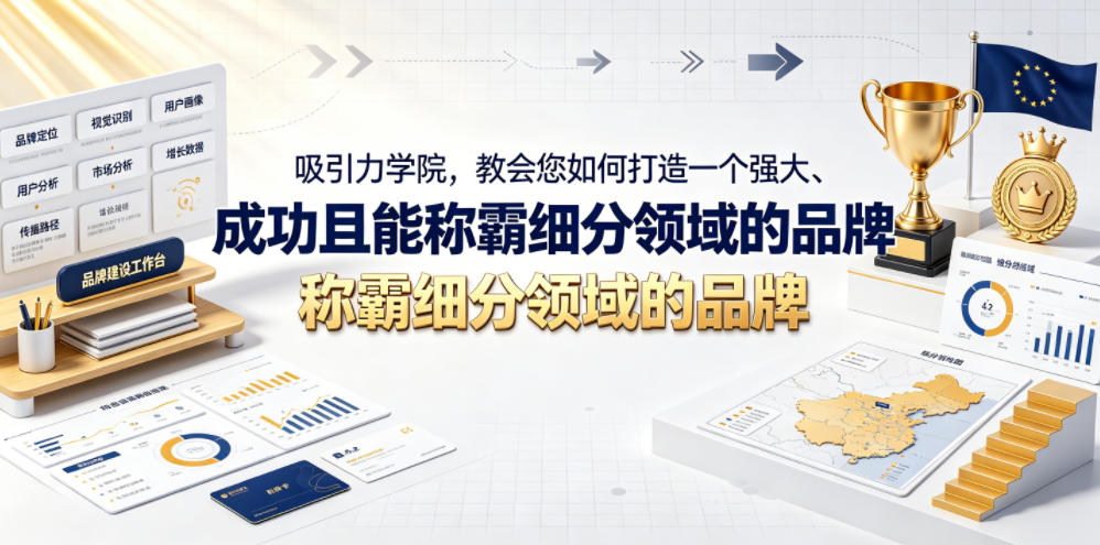 吸引力学院，教会您如何打造一个强大、成功且能称霸细分领域的品牌！【原创双语字幕】-千城资源网