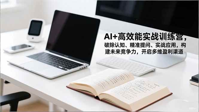 （16635期）AI+高效能实战训练营，破除认知、精准提问、实战应用，构建未来竞争力，开启多维盈利渠道-千城资源网