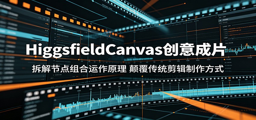 HiggsfieldCanvas创意成片：拆解节点组合运作原理，颠覆传统剪辑制作方式-千城资源网