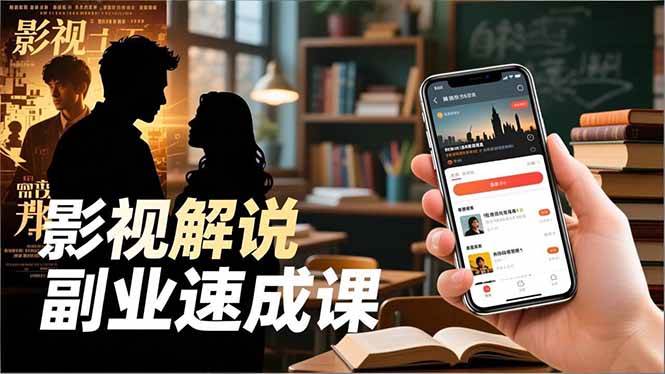 （16740期）Tk影视解说副业速成课，软件安装、全流程实操、爆款预设，新手两周变现-千城资源网