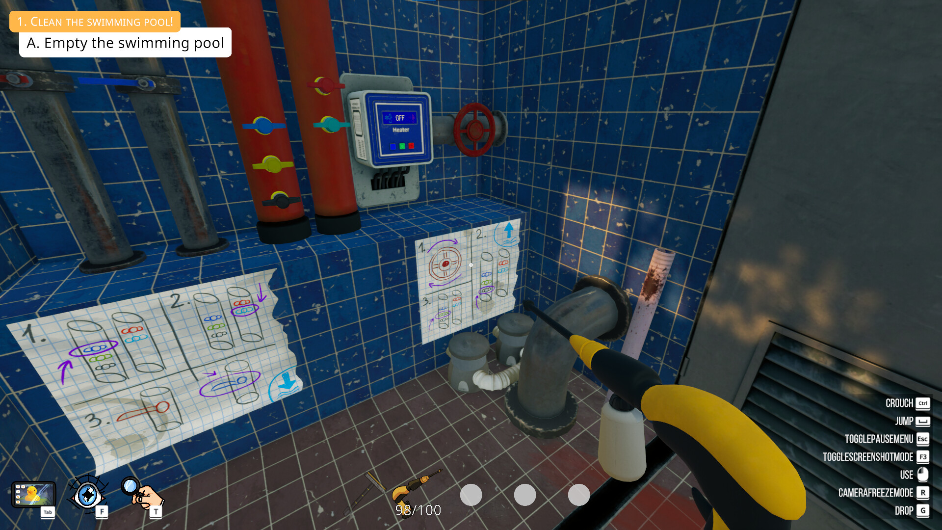 《泳池清洁模拟器》中文版-千城资源网