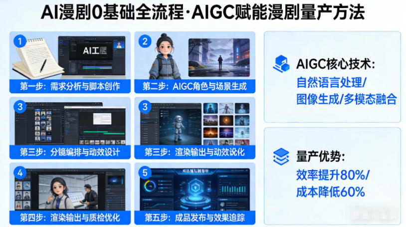 AI漫剧0基础全流程，快速掌握AIGC赋能的漫剧量产方法-千城资源网