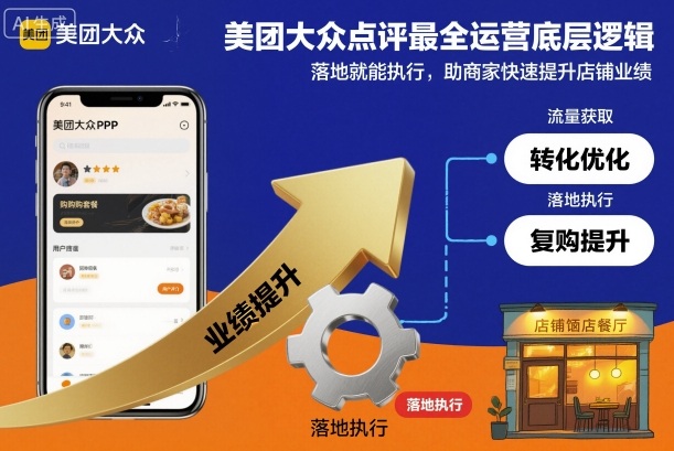 美团大众点评最全运营底层逻辑，落地就能执行，助商家快速提升店铺业绩-千城资源网