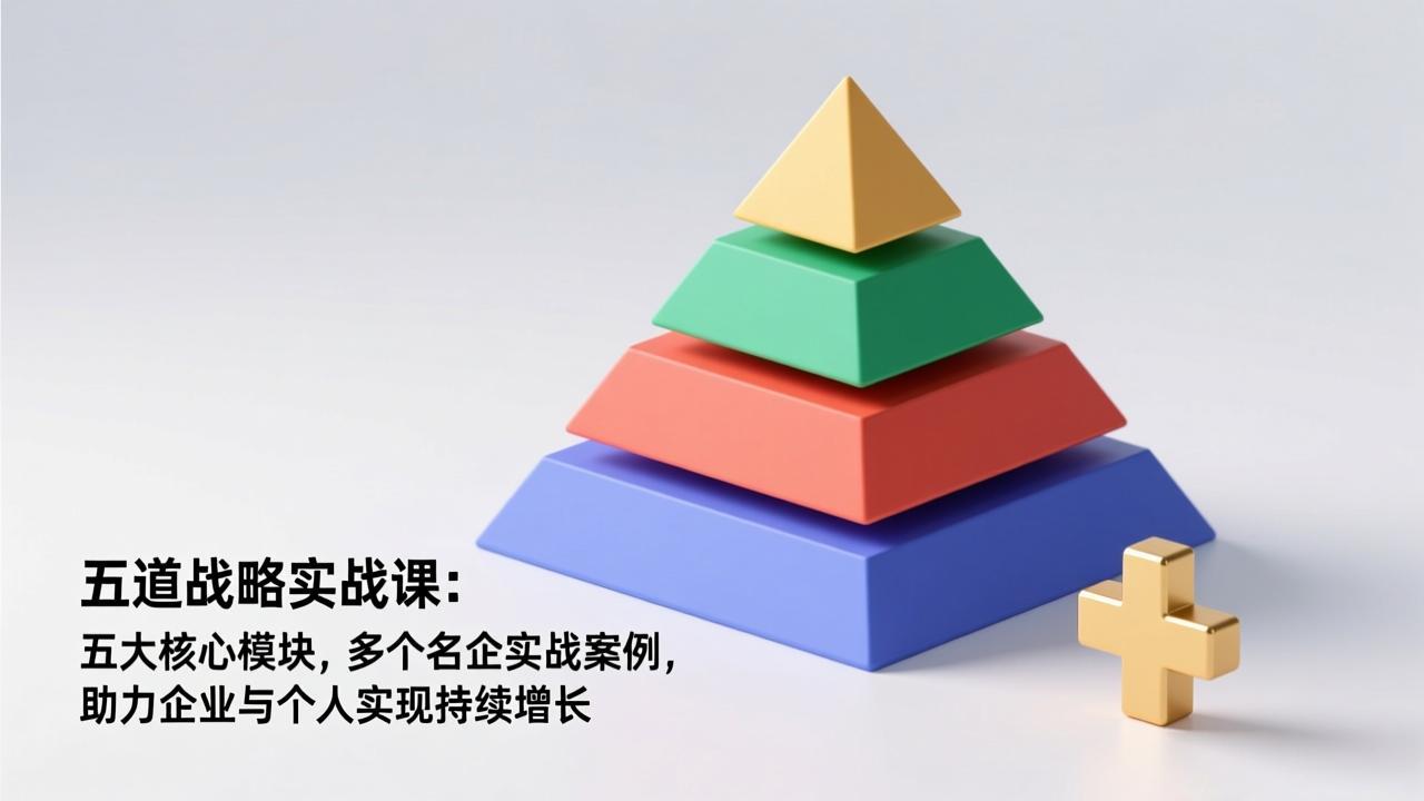 五道战略实战课：五大核心模块，多个名企实战案例，助力企业与个人实现持续增长-千城资源网