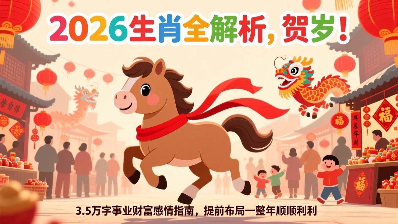（17428期）付费文章：贺岁！2026生肖全解析，3.5万字事业财富感情指南，提前布局一整年顺顺利利-千城资源网