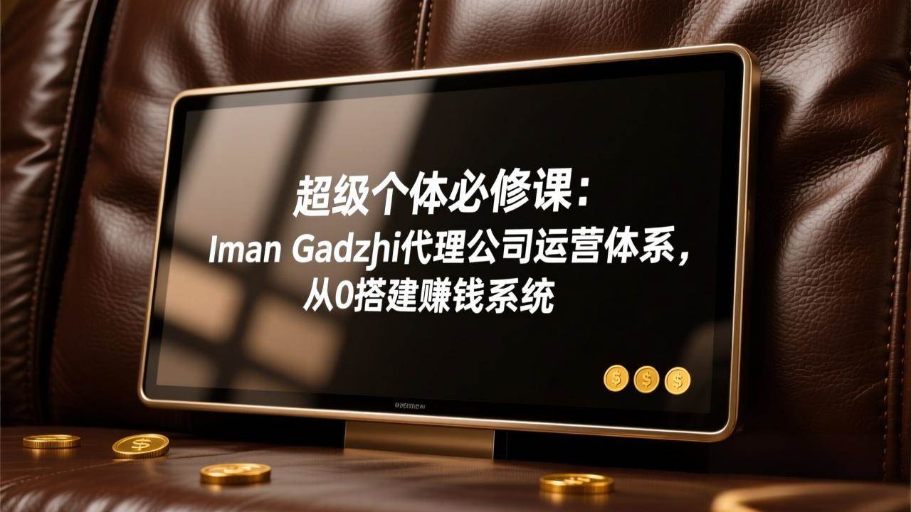 （17525期）超级个体必修课：Iman Gadzhi代理公司运营体系，从0搭建赚钱系统-千城资源网