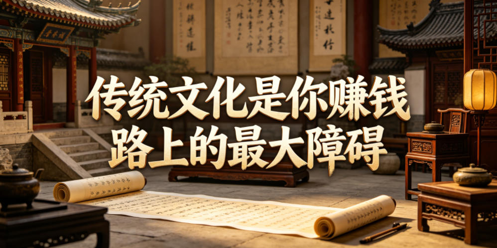 付费文章：传统文化是你賺钱路上的最大障碍-千城资源网