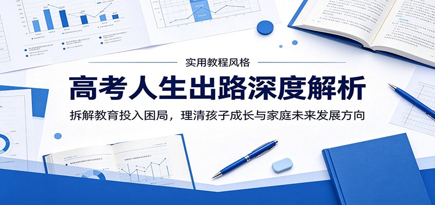 高考人生出路深度解析：拆解教育投入困局，理清孩子成长与家庭未来发展方向-千城资源网