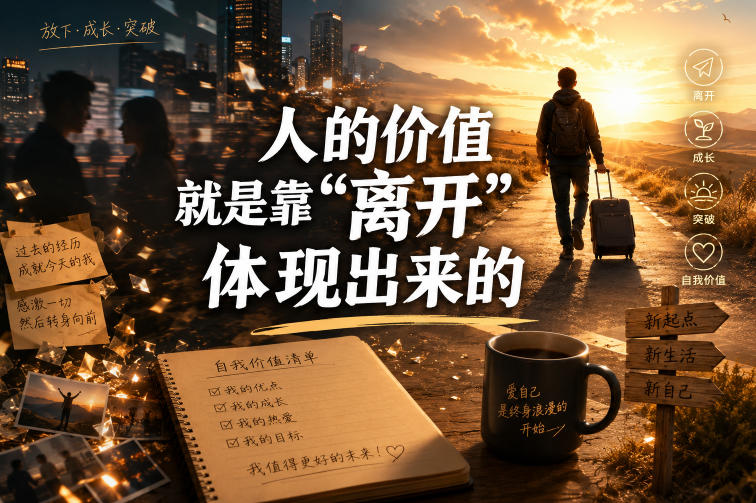 付费文章：人的价值就是靠“离开”体现出来的-千城资源网