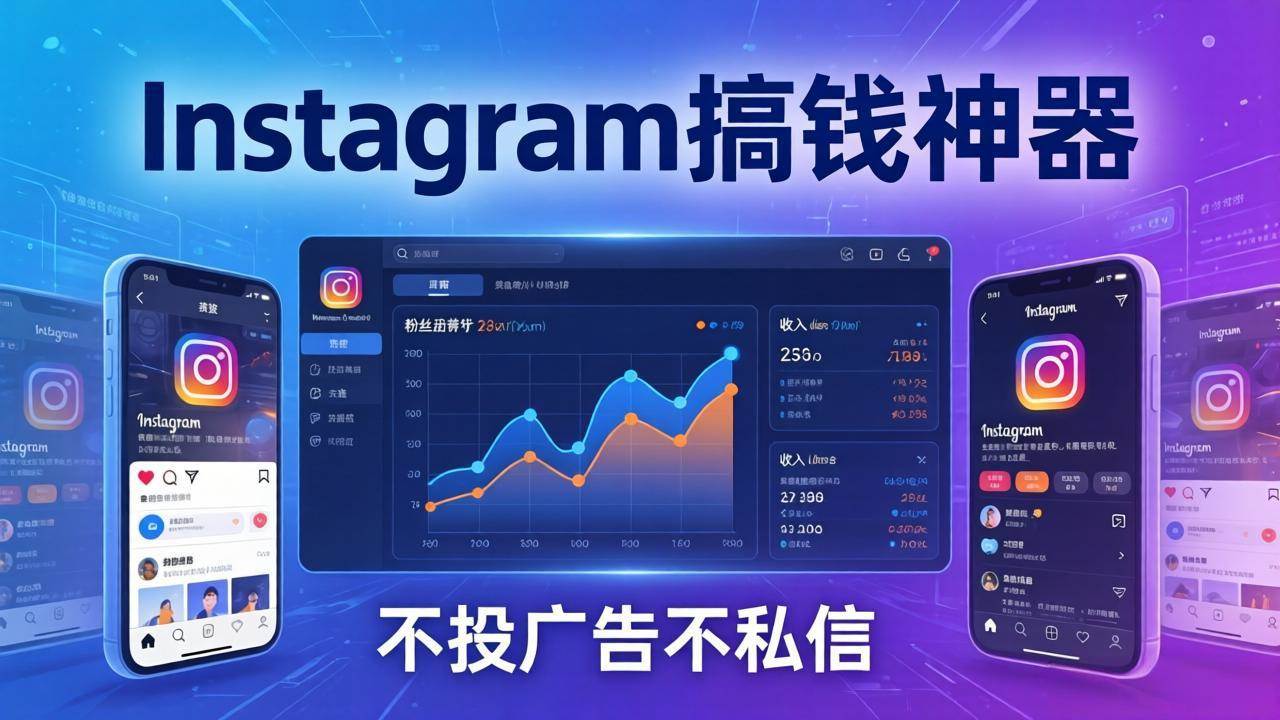 （17731期）Instagram搞钱神器：月涨6万粉+月入5万刀，不投广告不私信，靠算法+低价产品-千城资源网