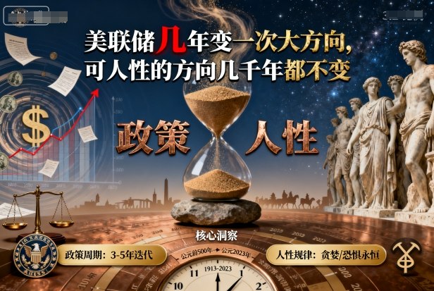 付费文章：美联储几年变一次大方向，可人性的方向几千年都不变-千城资源网