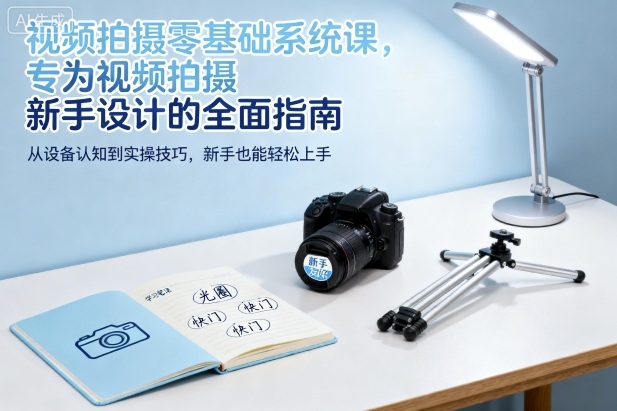 视频拍摄零基础系统课，专为视频拍摄新手设计的全面指南-千城资源网