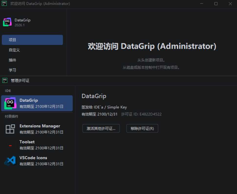 DataGrip v2026.1.0 高级版-千城资源网