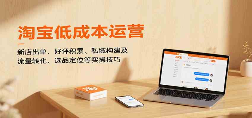 淘宝低成本运营，新店出单、好评积累、私域构建及流量转化、选品定位等（更新9月）-千城资源网