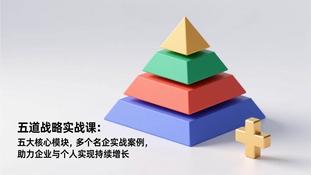 （17095期）五道战略实战课：五大核心模块，多个名企实战案例，助力企业与个人实现持续增长-千城资源网