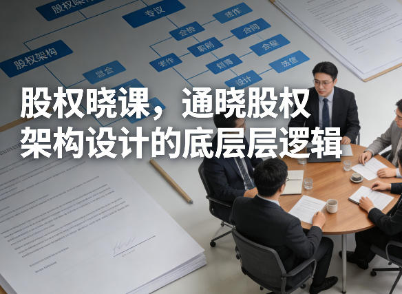 股权晓课，通晓股权架构设计的底层逻辑-千城资源网