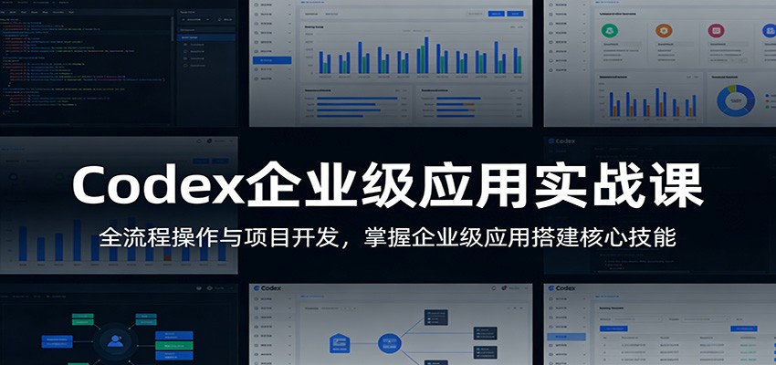 Codex企业级应用实战课：全流程操作与项目开发，掌握企业级应用搭建核心技能-千城资源网