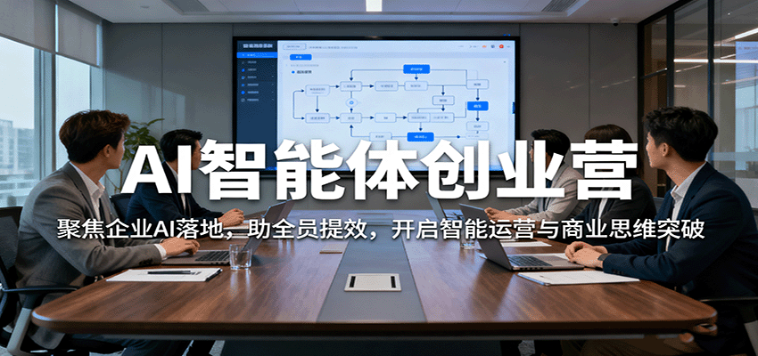 AI智能体创业营：聚焦企业AI落地，助全员提效，开启智能运营与商业思维突破-千城资源网