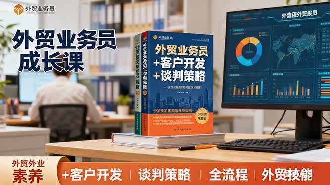 （16250期）外贸业务员成长课：职业素养+客户开发+谈判策略、掌握全流程外贸技能-千城资源网