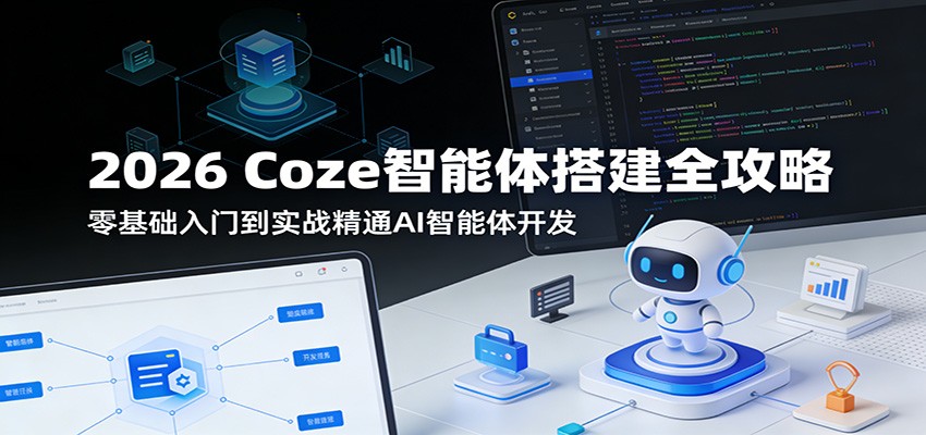 2026 Coze智能体搭建全攻略：零基础入门到实战精通AI智能体开发-千城资源网