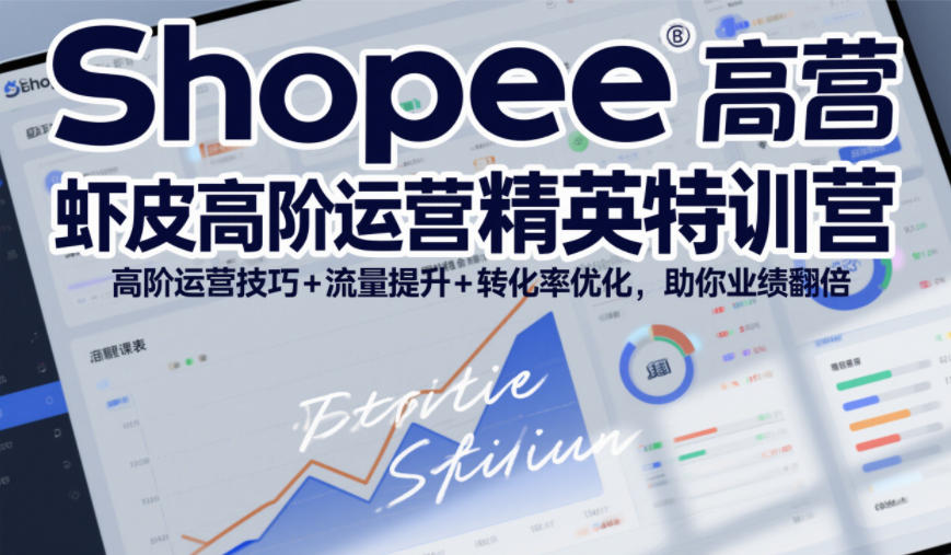 Shopee虾皮高阶运营精英特训营，高阶运营技巧+流量提升+转化率优化，助你业绩翻倍（更新26年5月）-千城资源网