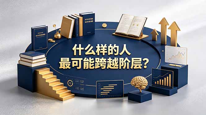 付费文章：什么样的人最可能跨越阶层？具备这五种特质，普通人也能顺利跨越阶层-千城资源网
