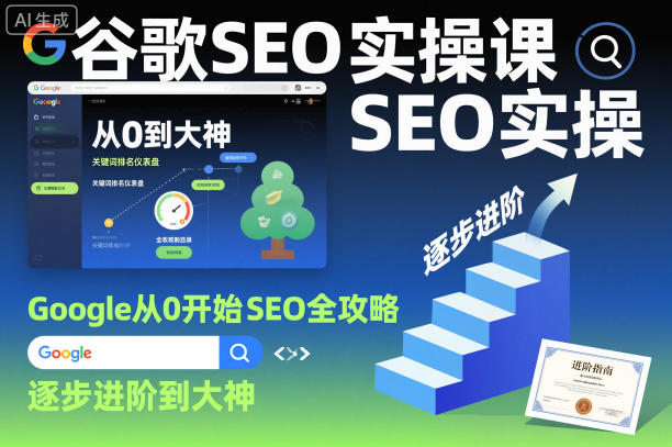 谷歌SEO实操课，Google从0开始SEO全攻略，逐步进阶到大神-千城资源网