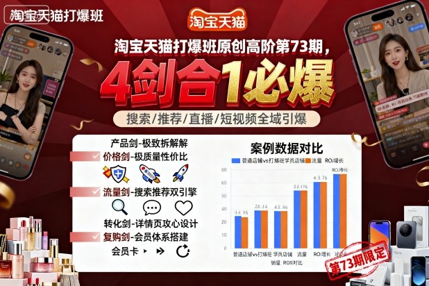 淘宝天猫打爆班原创高阶第73期，4剑合1必爆-千城资源网
