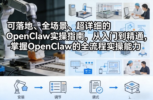 可落地、全场景、超详细的OpenClaw实操指南，从入门到精通，掌握OpenClaw的全流程实操能力-千城资源网