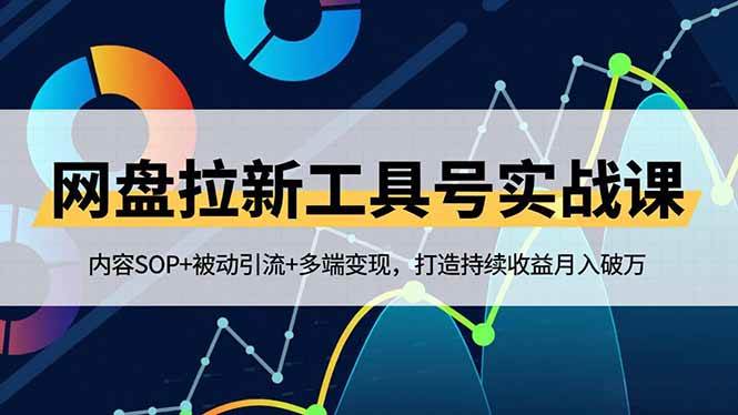 （16687期）网盘拉新工具号实战课，内容SOP+被动引流+多端变现，打造持续收益月入破万-千城资源网