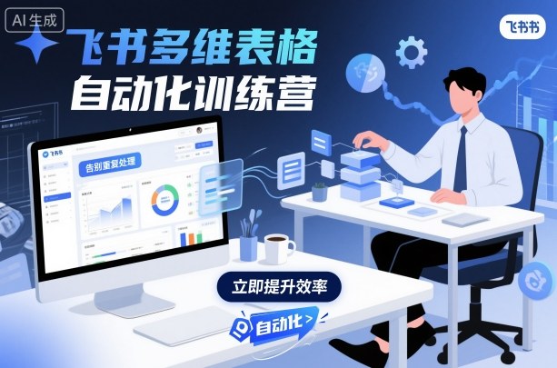 飞书多维表格自动化训练营，手把手教你告别重复处理，用多维表格开启高效办公新模式-千城资源网