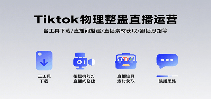 Tiktok物理整蛊直播运营，包含工具下载/直播间搭建/直播素材获取/跟播思路等-千城资源网