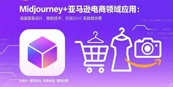 （15777期）Midjourney+电商领域商业应用：涵盖服装设计、换脸技术、实拍结合等-千城资源网