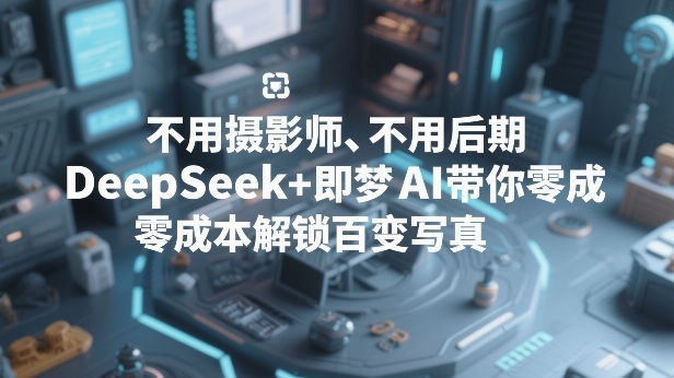 不用摄影师、不用后期，DeepSeek+即梦AI带你零成本解锁百变写真！-千城资源网