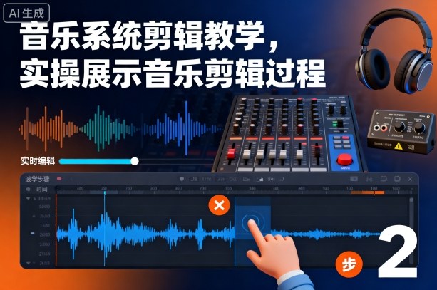 音乐系统剪辑教学，实操展示音乐剪辑过程-千城资源网