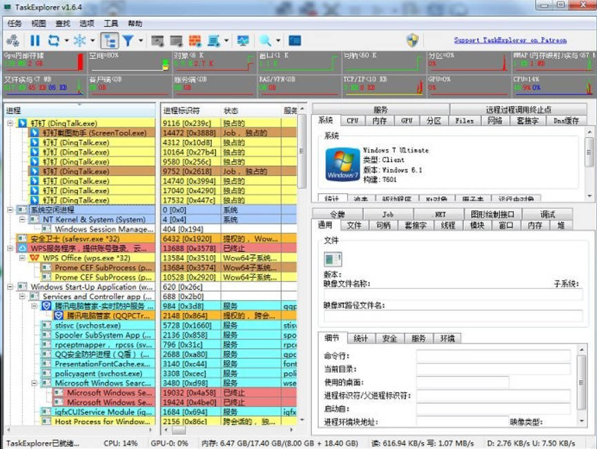 进程监控工具Task Explorer v1.7.1-千城资源网