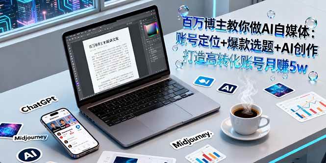 （16131期）百万博主教你做AI自媒体：账号定位+爆款选题+AI创作 打造高转化账号月赚5w-千城资源网