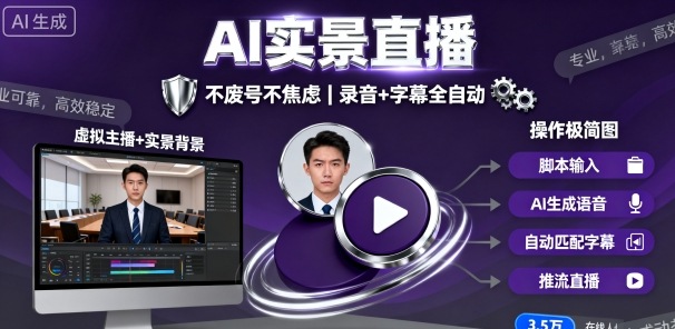 宝子哥9月20日线下课，AI实景直播，不废号不焦虑（录音+字幕）-千城资源网