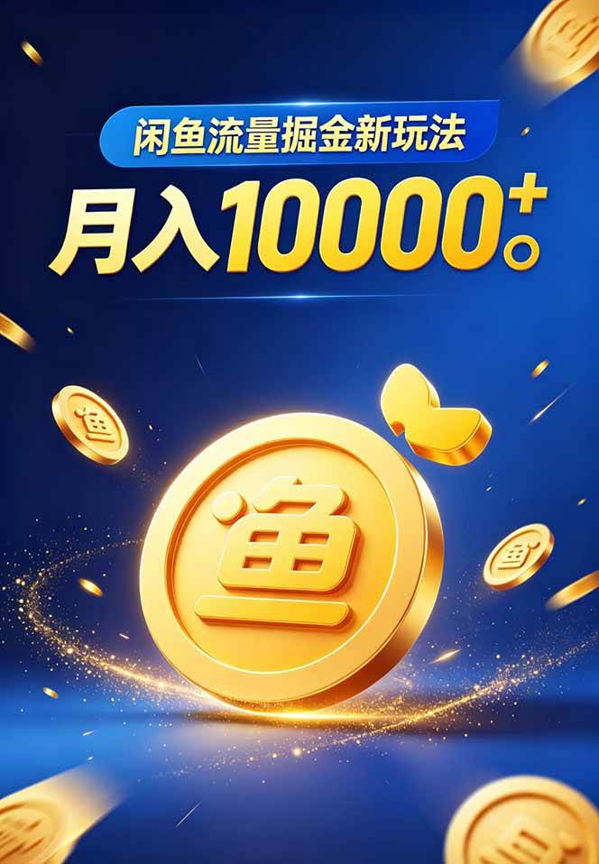 （18471期）闲鱼流量掘金虚拟资料新玩法，月入10000＋-千城资源网