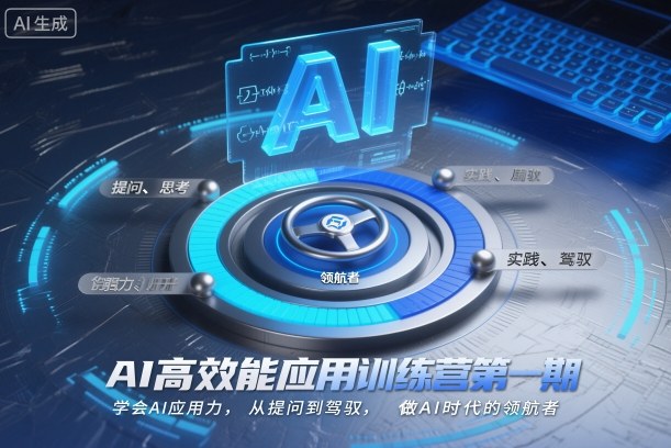 AI高效能应用训练营第一期，学会AI应用力，从提问到驾驭，做AI时代的领航者-千城资源网