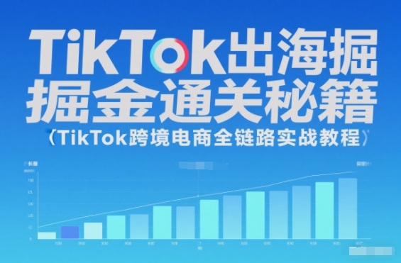 TikTok出海掘金通关秘籍，TikTok跨境电商全链路实战教程-千城资源网
