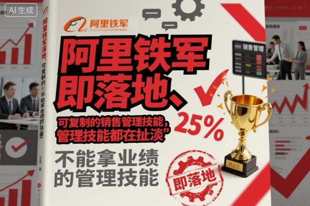 阿里铁军即落地、可复制的销售管理技能，不能拿业绩的管理技能都在扯淡-千城资源网