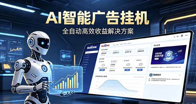 （18661期）Ai智能广告挂机 别再瞎折腾了！这个全自动挂机项目，新手当天见钱，告别频繁换项目的烦恼-千城资源网