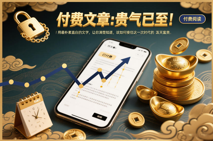 付费文章：贵气已至！用最朴素直白的文字，让你清楚知道，该如何接住这一次时代的泼天富贵-千城资源网