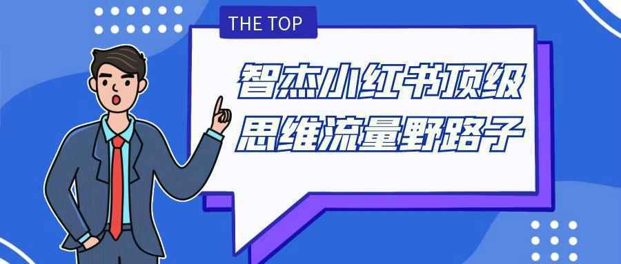 智杰小红书顶级思维流量野路子-千城资源网