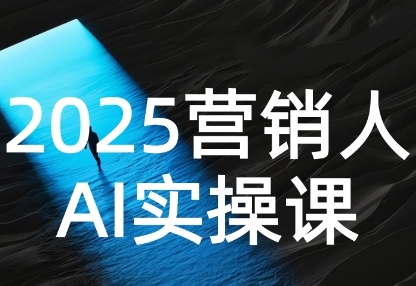 2025营销人Al实操课，AI营销抢跑实战，从Prompt到方案，效率碾压同行-千城资源网