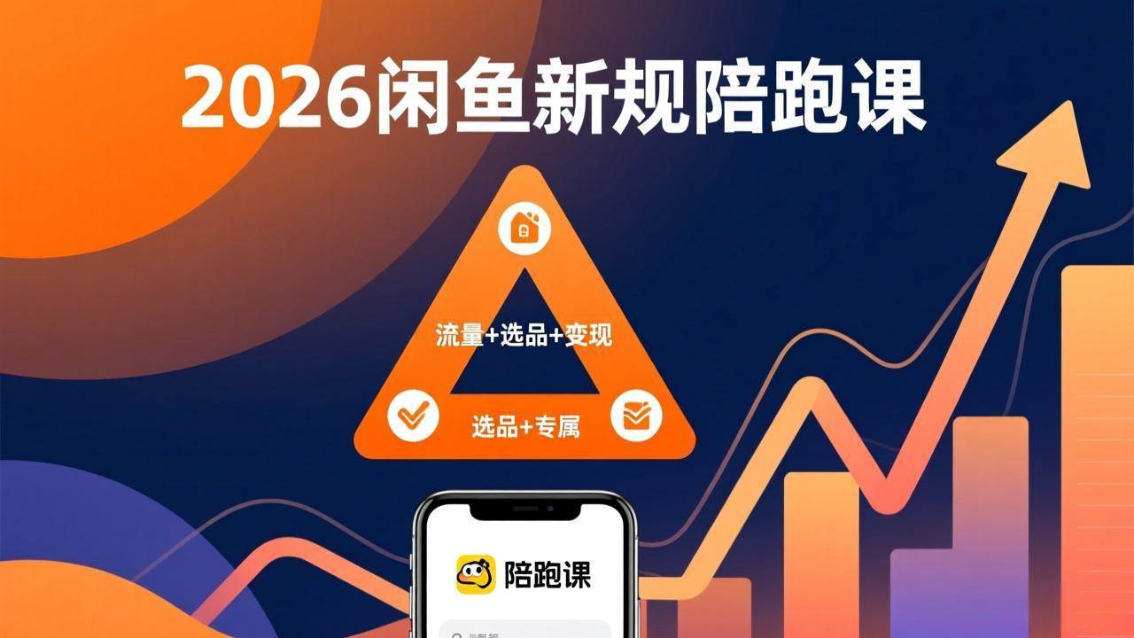 （17483期）2026闲鱼高阶陪跑课全新上线，带你吃透新规玩转选品流量，从零搭建稳定变现盈利体系-千城资源网