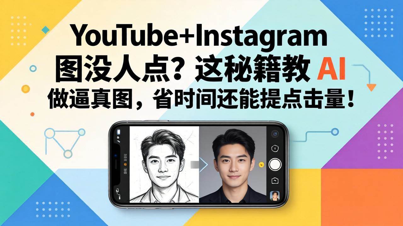 （17911期）YouTube+Instagram 图没人点？这秘籍教 AI 做逼真图，省时间还能提点击量-千城资源网