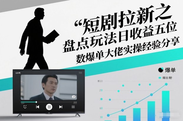 短剧拉新之盘点玩法日收益五位数爆单大佬实操经验分享-千城资源网