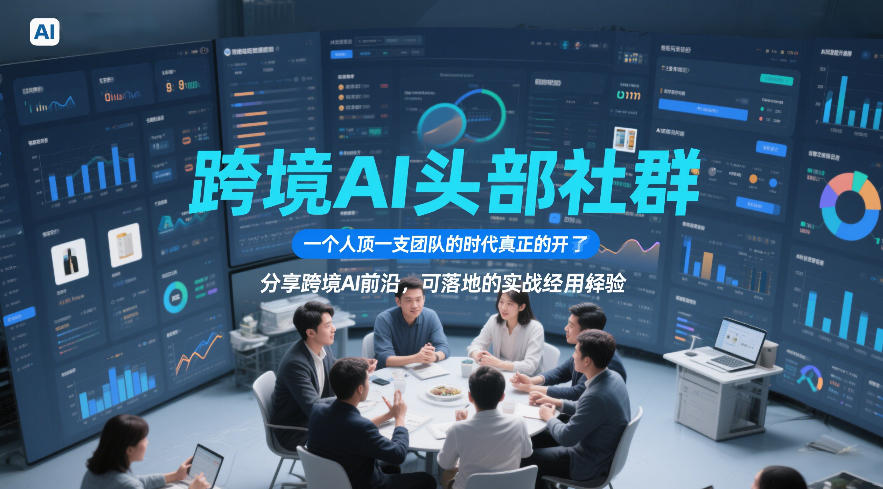跨境AI头部社群，一个人顶一支团队的时代真正的开始了，分享跨境AI前沿，可落地的实战经验（更新5月23日）-千城资源网